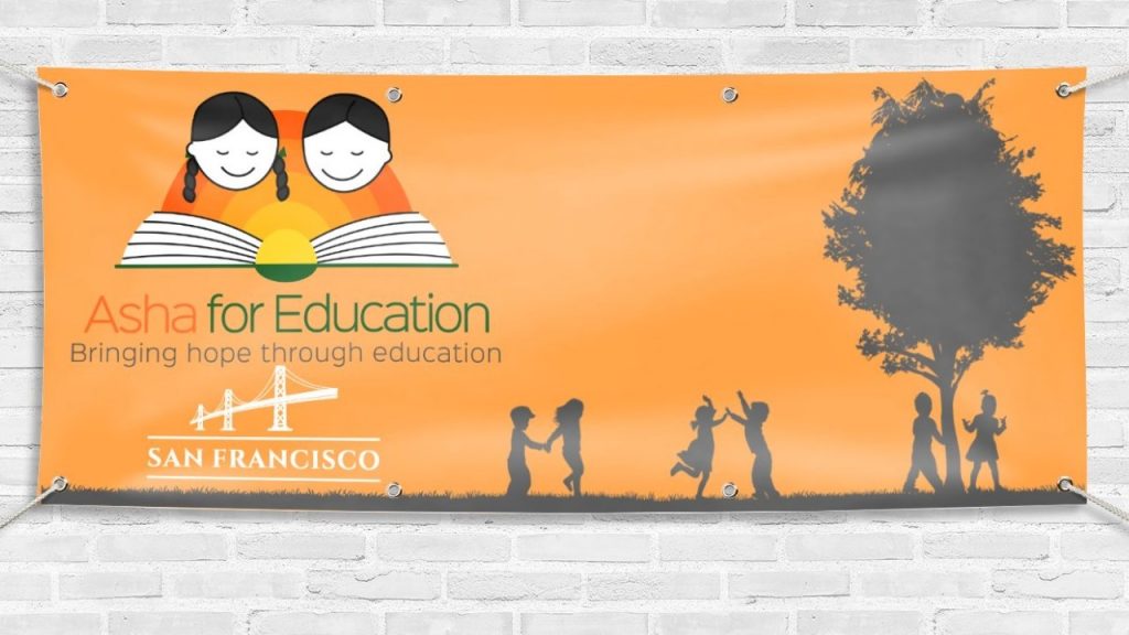 Asha For Education Banner